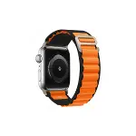 Apple Watch Ultra 49mm Mountain Kordon (saat Değildir) - Siyah-turuncu-1