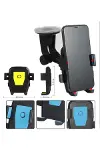 Araç İçi Cam ve Torpido Vantuzlu Telefon Tutucu-2