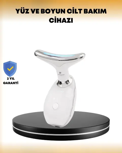 Şarjlı Akıllı Cilt Tezleme ve Nemlendirme Cihazı – 500 mAh, Otomatik Kapanma ve EMS Modlu