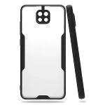 Xiao Red Note 9 Kılıf Platin Silikon - Siyah-2