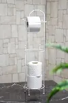 Ferforje Wc Tuvalet Kağıtlık Beyaz-2