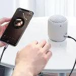 iPhone Lightning Aux Araç Dönüştürücü Ses Kablosu 35 mm Jack Girişli-4
