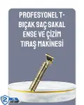 LCD Ekranlı Şarjlı Tıraş Makinesi Erkek Saç Sakal Kesme-1