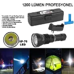 1200 Lümen Profesyonel Şarjlı El Feneri Wt-655-1