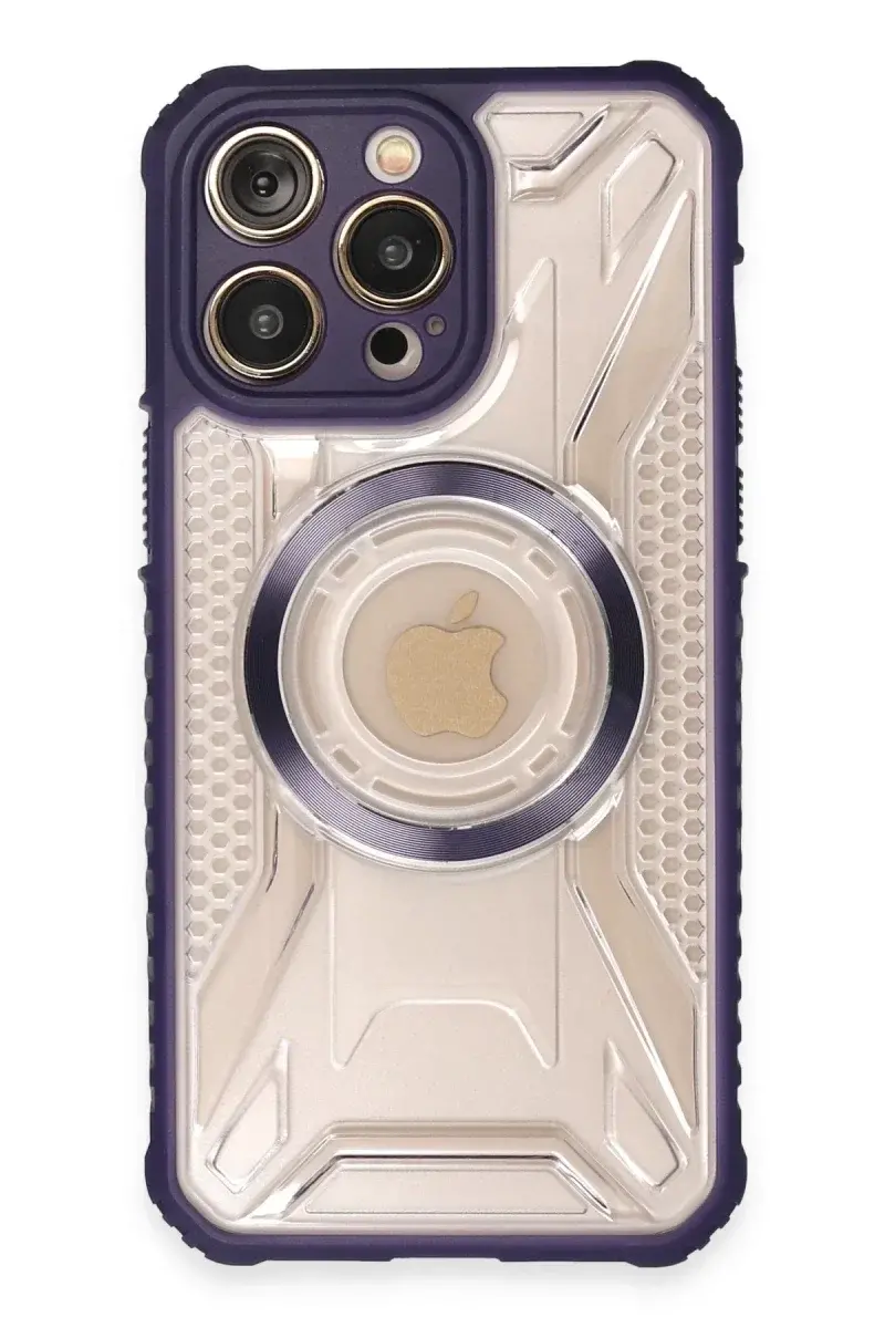 Apple iPhone 14 Pro Kılıf Prag Magneticsafe Kapak - Derin Mor