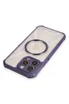 Apple iPhone 14 Pro Kılıf Prag Magneticsafe Kapak - Derin Mor-3