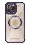 Apple iPhone 14 Pro Kılıf Prag Magneticsafe Kapak - Derin Mor-1
