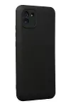 Samsung Galaxy A03 Kılıf Nano içi Kadife Silikon - Siyah-2