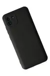 Samsung Galaxy A03 Kılıf Nano içi Kadife Silikon - Siyah-3