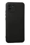 Samsung Galaxy A03 Kılıf Nano içi Kadife Silikon - Siyah-1