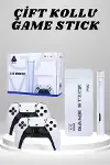4K HD Görüntü Kaliteli Retro Game Stick 20000 Oyunlu Çift Kollu Beyaz Game Stick-2