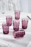 Akrilik Mürdüm 6'lı Kısa Bardak & Su Meşrubat Kahve Yanı Bardağı 400 ml ( Cam Değildir )-2