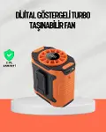 USB Şarjlı Güçlü Hız Ayarlı El ve Bel Fanı-1