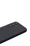 Samsung Galaxy S25 FE Nano içi Kadife Silikon - Siyah-2