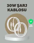 iPhone iPad Airpods Uyumlu 30W Type-C to Lightning Kablo-1