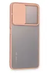 Xiao Red Note 11 Pro Plus 5G Kılıf Palm Buzlu Kamera Sürgülü Silikon - Pembe-2