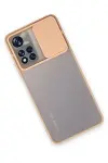Xiao Red Note 11 Pro Plus 5G Kılıf Palm Buzlu Kamera Sürgülü Silikon - Pembe-3