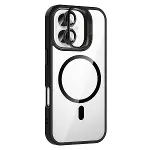 Joko Apple İphone 16 Plus Rem Lensli Magsafe Standlı Kapak - Siyah-1