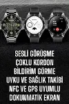 Akıllı Saat Titreşimli Pusula Nabız ve Tansiyon Ölçer NFC Uyumlu-2