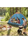 4 Kişilik Kamp Çadırı Manuel Kurulum Düz Kapılı Outdoor Dayanıklı Kamp Doğa Çadırı 200 x 200 x 110 c-2