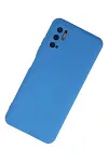 Xiao Red Note 10 5G Kılıf Nano içi Kadife Silikon - Mavi-2