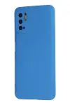 Xiao Red Note 10 5G Kılıf Nano içi Kadife Silikon - Mavi-3