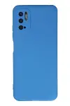 Xiao Red Note 10 5G Kılıf Nano içi Kadife Silikon - Mavi-1