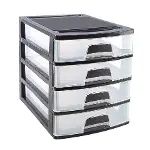 NO:3 ÇEKMECE 3 KATLI 35X25.4X22.6CM SİYAH VEYA BEYAZ GÖNDERİLİR (4745)-2