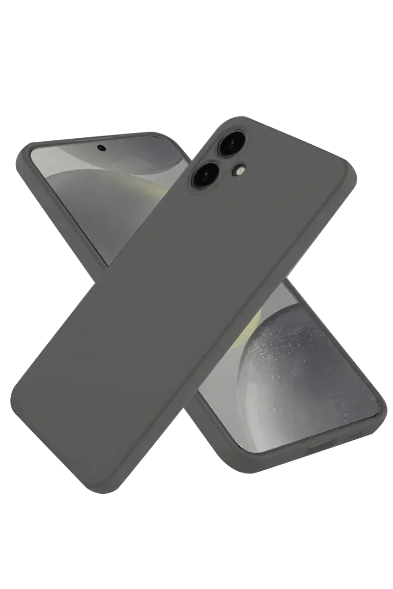 Samsung Galaxy A06 Kılıf First Silikon - Gri