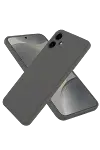 Samsung Galaxy A06 Kılıf First Silikon - Gri-1