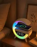 RGB Işıklı Bluetooth Hoparlör TF Kart ve FM Destekli Kablosuz Ses Siste-1