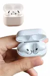 Bluetooth Kulaklık Beyaz Çağrı Cevaplama Dokunmatik Kontrol Kablosuz-4