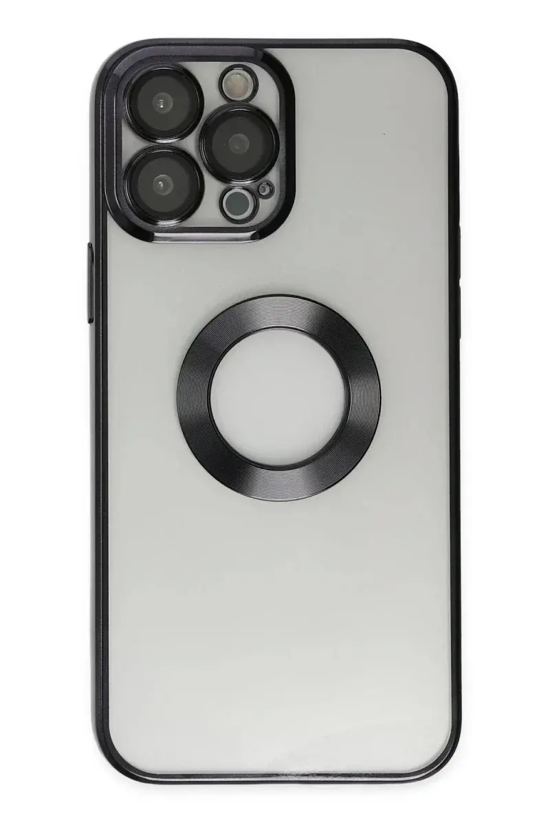 Apple iPhone 13 Pro Kılıf Slot Silikon - Siyah