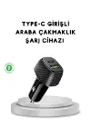 38W Araç Şarj Cihazı Type-C PD USB Hızlı Şarj Çift Port-1