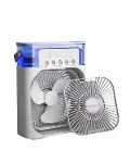 Mini USB Klima Fan | 3 Kademeli Spreyli Hava Soğutucu, Taşınabilir-3