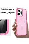 Apple iPhone 15 Pro Max Kılıf Star Magsafe Kapak - Pembe-3