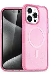 Apple iPhone 15 Pro Max Kılıf Star Magsafe Kapak - Pembe-1
