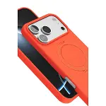 Apple İphone 17 Pro Max Regal Magsafe Standlı Kapak - Turuncu-4