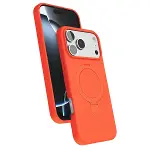 Apple İphone 17 Pro Max Regal Magsafe Standlı Kapak - Turuncu-1