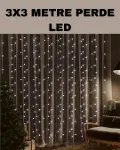 3x3 LED Şelale Perde Işık Kutlama ve Dekor Aydınlatması-1