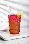 Akrilik Kırmızı Tekli Kısa Bardak & Su Meşrubat Kahve Yanı Bardağı 400 ml ( Cam Değildir )-1