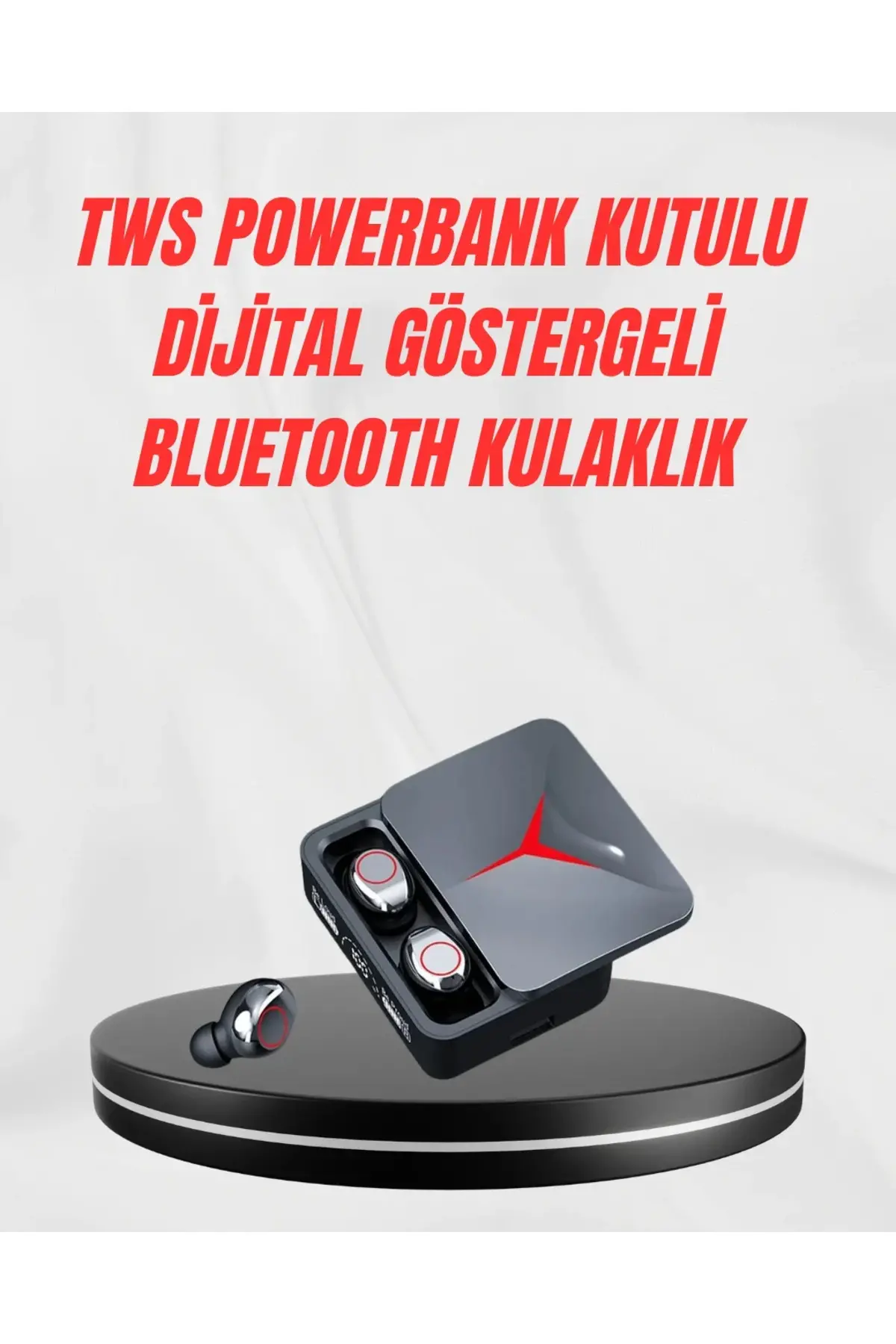 Şarj Kutulu Bluetooth 5.3 Kulaklık – Hızlı Eşleşme ve Net Görüşme Kalitesi