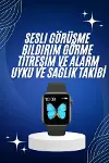 Arama Cevaplayabilen Akıllı Saat Bluetooth Bağlantılı Sosyal Medya Girişli Yeni Nesil-2