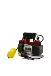 Çift Silindir 12V Oto Hava Kompresörü 150 PSI - Fenerli, Bar Göstergeli-5