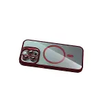 Joko Apple İphone 16 Pro Max Rem Lensli Magsafe Standlı Kapak - Bordo-4