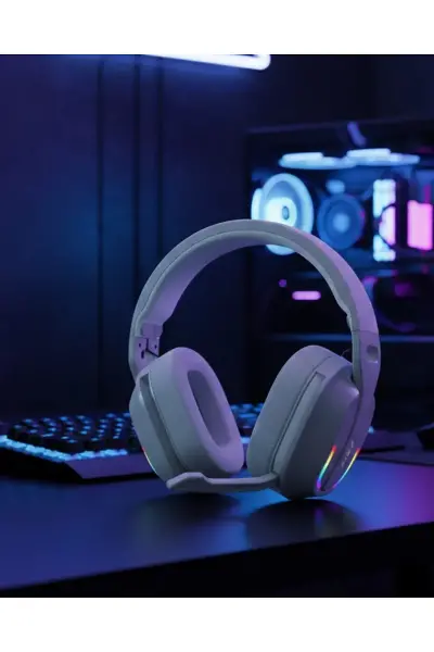 PGB500 Beyaz Bluetooth Oyuncu Kulaklığı