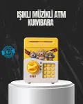 Sarı Renk Otomatik Para Çeken Şifreli Çocuk Kumbarası-1