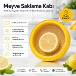 SN-38871 Sebze Meyve Saklama Kabı Esnek Kapaklı ve Hava Sızdırmaz Tazelik Koruyucu-3