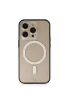 Apple iPhone 14 Pro Kılıf Grand Magneticsafe Kapak - Siyah-2