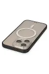 Apple iPhone 14 Pro Kılıf Grand Magneticsafe Kapak - Siyah-3